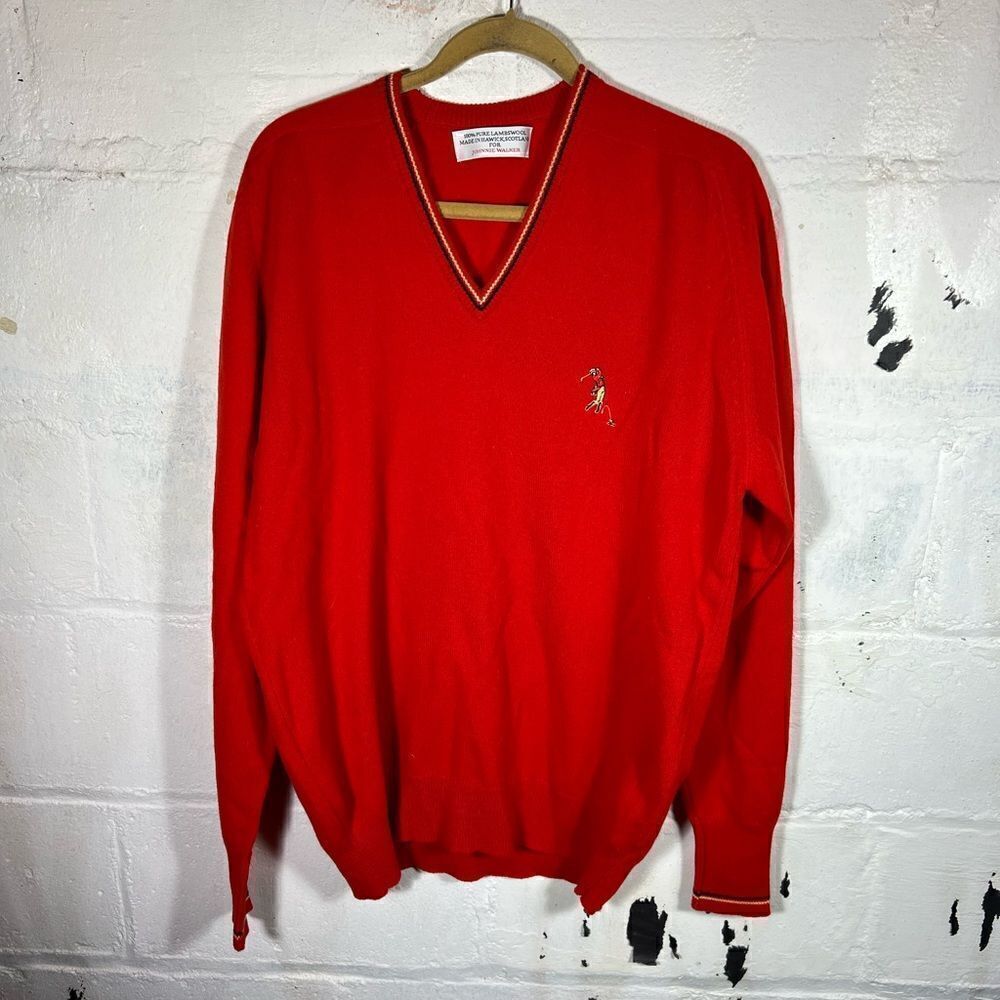 Vintage Johnnie Walker Sweater 100% Lambswool